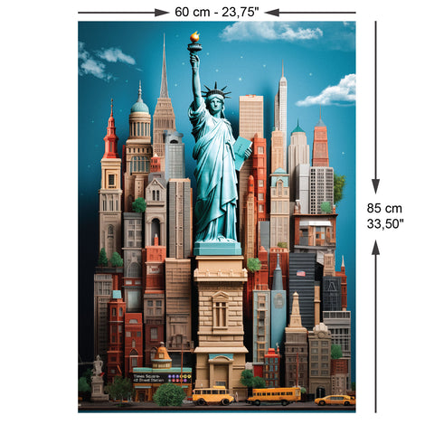 New York 1500 Piece Jigsaw Puzzle NEW