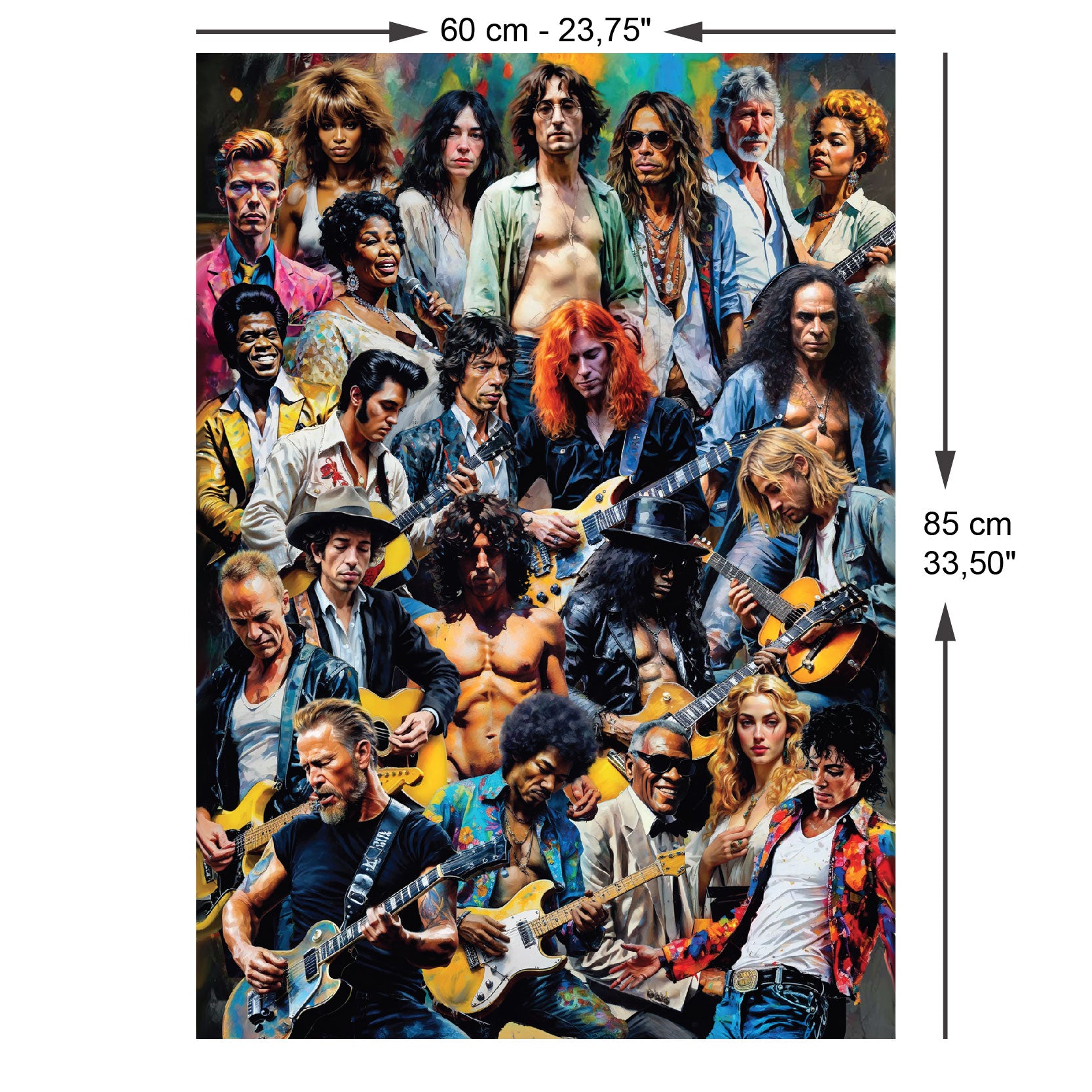 Rock Stars 1500 Piece Jigsaw Puzzle – Anatolian Puzzle