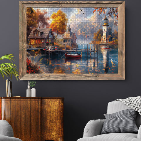 Autumn At The Lake 1500 Piece Jigsaw Puzzle