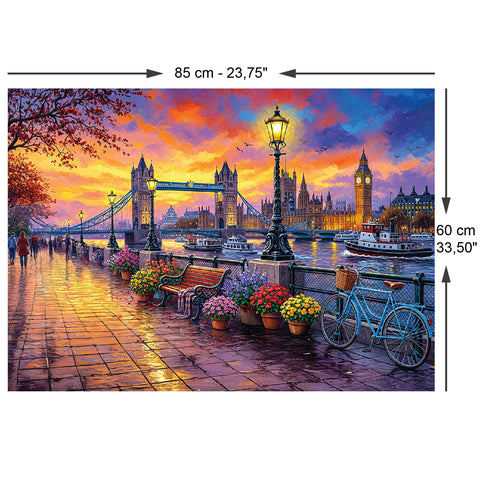 Tower Bridge II 1500 Piece Jigsaw Puzzle