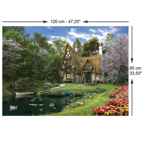 Spring Lake Cottage 3000 Piece Jigsaw Puzzle