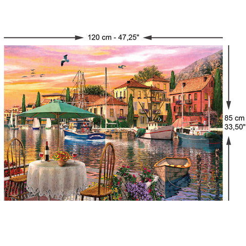 Sunset Harbour 3000 Piece Jigsaw Puzzle