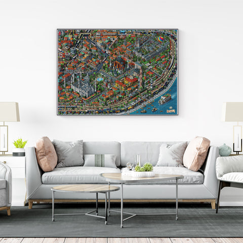 Fractal Istanbul 3000 Piece Jigsaw Puzzle