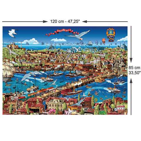 Istanbul 1895 3000 Piece Jigsaw Puzzle