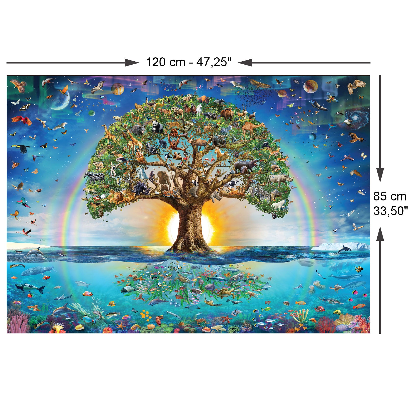 Anatolian Puzzle - Tree of Life, 3000 Piece Puzzle, #4927
