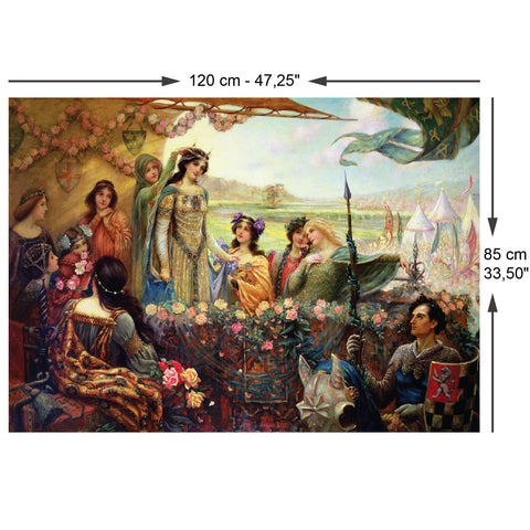 Lancelot Guinevere 3000 Piece Jigsaw Puzzle