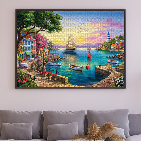 Blue Lighthouse 3000 Piece Jigsaw Puzzle