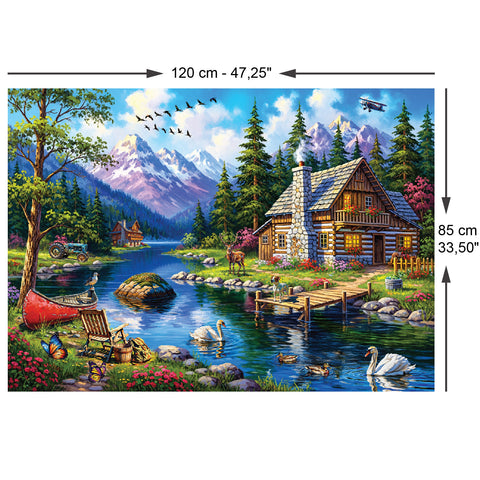 Riverside 3000 Piece Jigsaw Puzzle