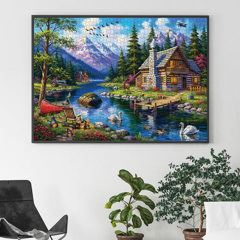 Riverside 3000 Piece Jigsaw Puzzle