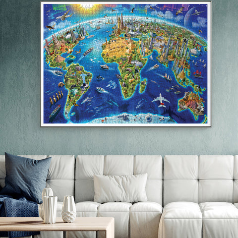 World Landmarks 4000 Piece Jigsaw Puzzle