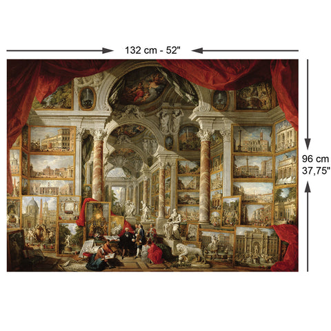 Gallery with Views of Modern Rome 4000 Piece Jigsaw Puzzle