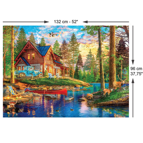 Summer Cabin 4000 Piece Jigsaw Puzzle