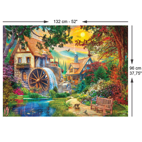 Watermill Sunset 4000 Piece Jigsaw Puzzle