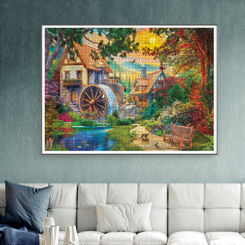 Watermill Sunset 4000 Piece Jigsaw Puzzle
