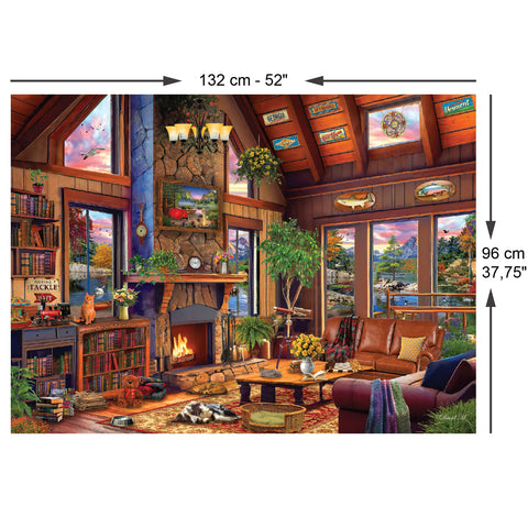 Wilderness Cabin 4000 Piece Jigsaw Puzzle