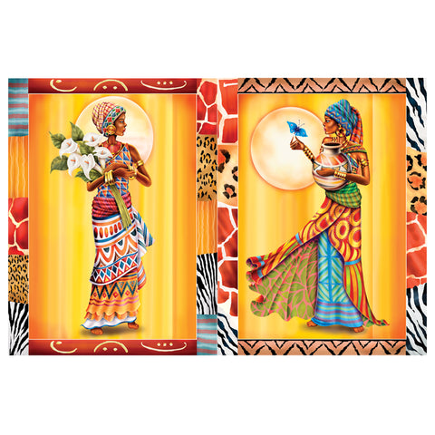 African Ladies 2 x 500  Piece Jigsaw Puzzle