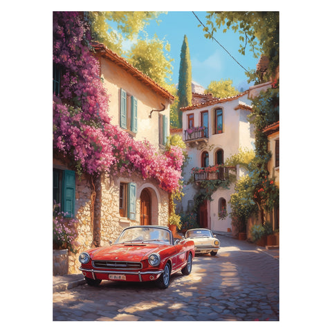 Bougainvillea Street 1000 Piece Jigsaw Puzzle