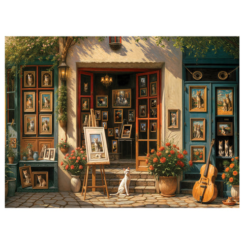 Cat Gallery 1000 Piece Jigsaw Puzzle