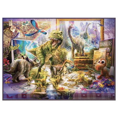 Dino Toys Come Alive 1000 Piece Jigsaw Puzzle