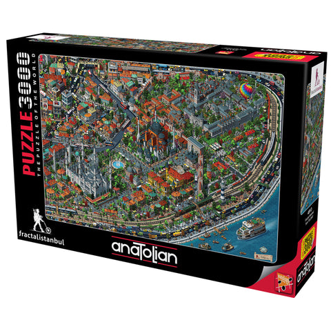 Fractal Istanbul 3000 Piece Jigsaw Puzzle