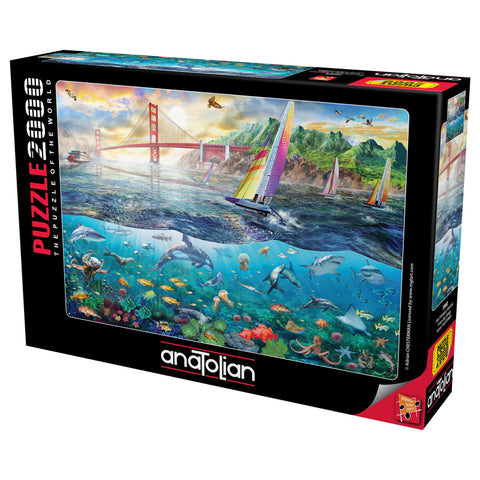 Frisco Bay Bridge  2000 Piece Jigsaw Puzzle