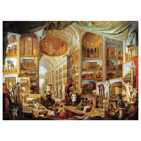 Interior Of An Imaginary Picture Gallery 1000 Piece Jigsaw Puzzle