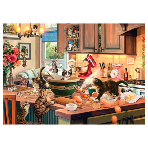 Kitten Kitchen Capers 700 Piece Jigsaw Puzzle
