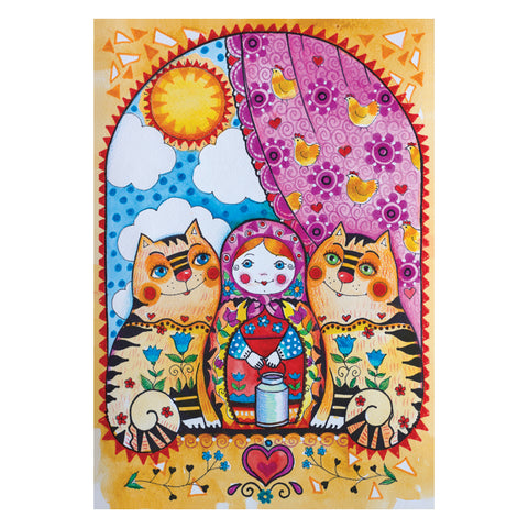 Matryoshka 500 Piece Jigsaw Puzzle