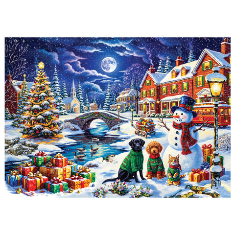 New Year Night 700 Piece Jigsaw Puzzle
