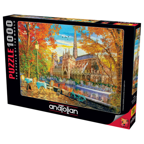 Notre Dame Autumn 1000 Piece Jigsaw Puzzle