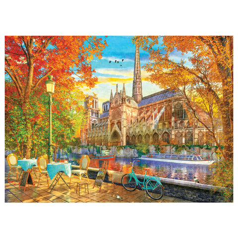 Notre Dame Autumn 1000 Piece Jigsaw Puzzle