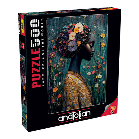 Pretty African Girl 500 Piece Jigsaw Puzzle