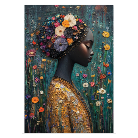 Pretty African Girl 500 Piece Jigsaw Puzzle