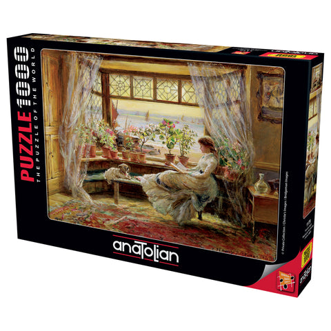Reading By The Window 1000 Piece Jigsaw Puzzle