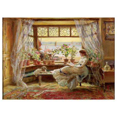 Reading By The Window 1000 Piece Jigsaw Puzzle