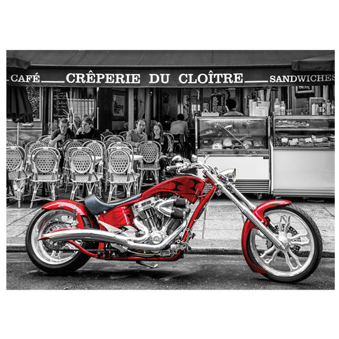 Red Chopper 1000 Piece Jigsaw Puzzle