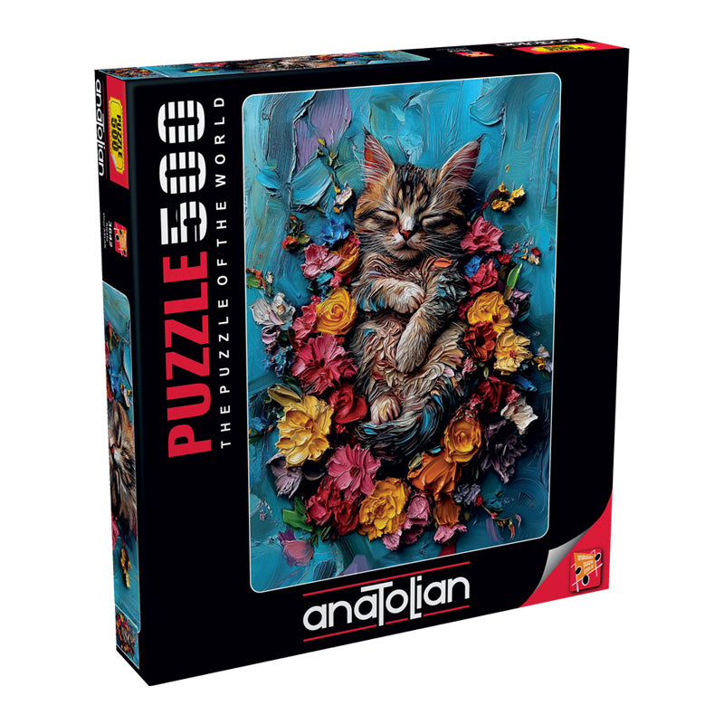Moon Wolf 500 Piece Jigsaw Puzzle – Anatolian Puzzle