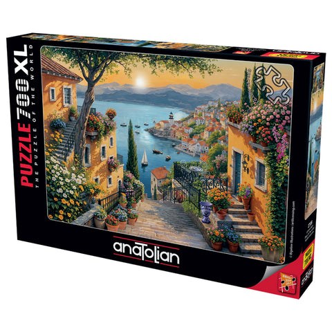 Steps To The Harbor 700 Piece Jigsaw Puzzle