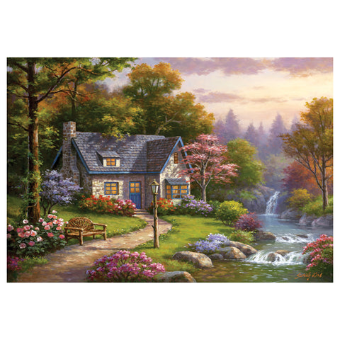 Stonybrook Falls Cottage 2000 Piece Jigsaw Puzzle