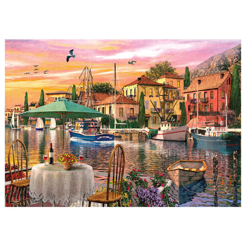 Sunset Harbour 3000 Piece Jigsaw Puzzle