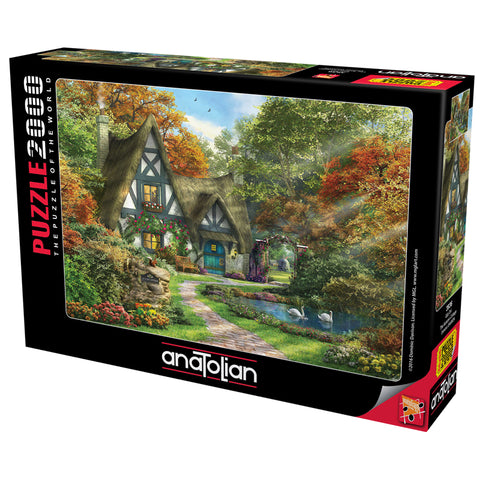 The Autumn Cottage 2000 Piece Jigsaw Puzzle