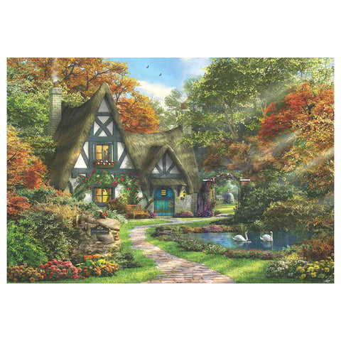 The Autumn Cottage 2000 Piece Jigsaw Puzzle