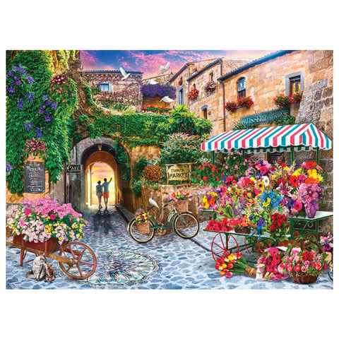 The Flower Market 1000 Piece Jigsaw Puzzle