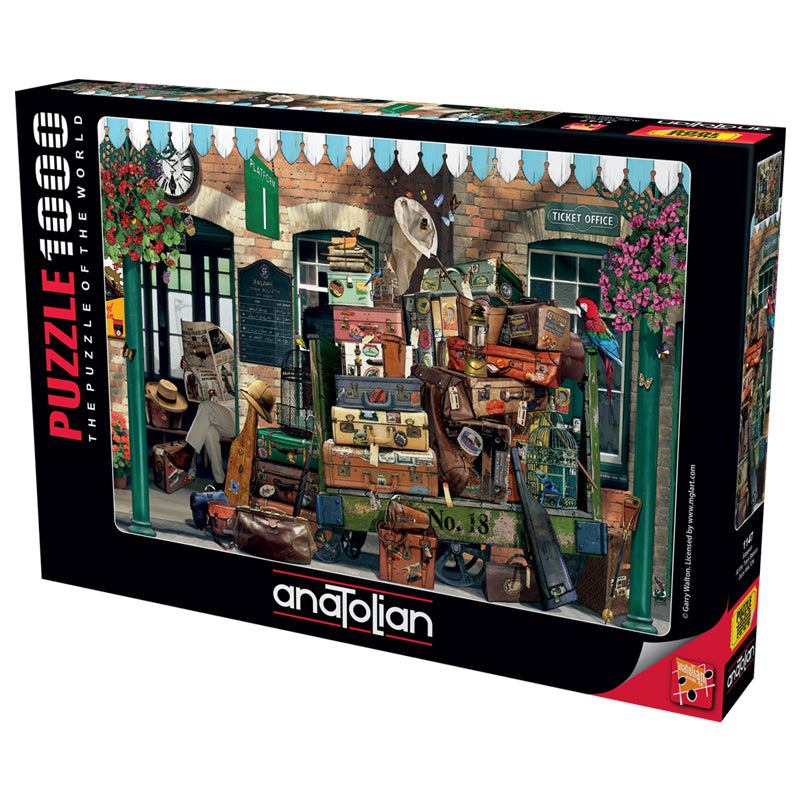 Anatolian Puzzle - At the Train Station, 1000 Piece Puzzle, #1147 Anatolian Puzzle - At the Train Station, 1000 Piece Puzzle, #1147