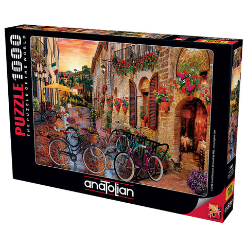 Biking in Tuscany 1000 Piece Jigsaw Puzzle