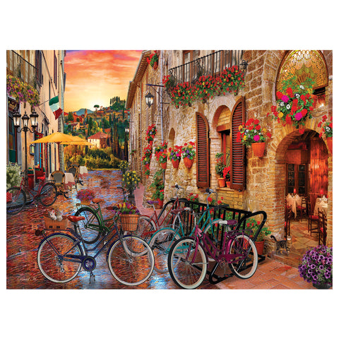 Biking in Tuscany 1000 Piece Jigsaw Puzzle