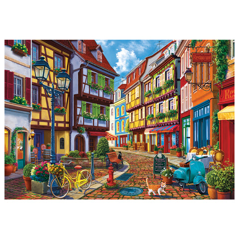 Cobblestone Alley 500 Piece Jigsaw Puzzle