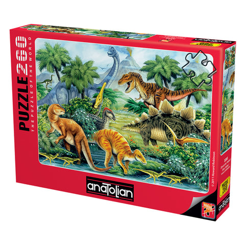 Dino Valley I 260 Piece Jigsaw Puzzle