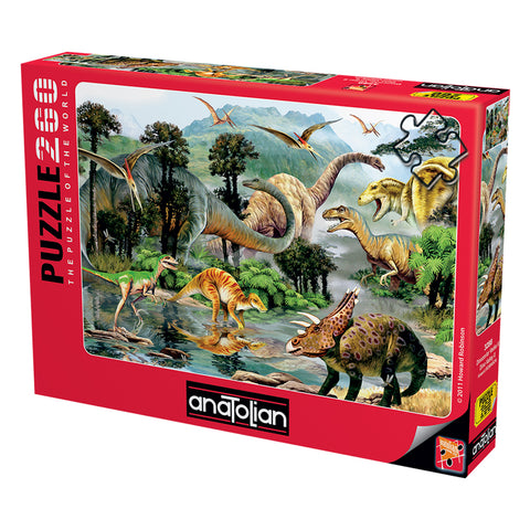 Dino Valley II 260 Piece Jigsaw Puzzle