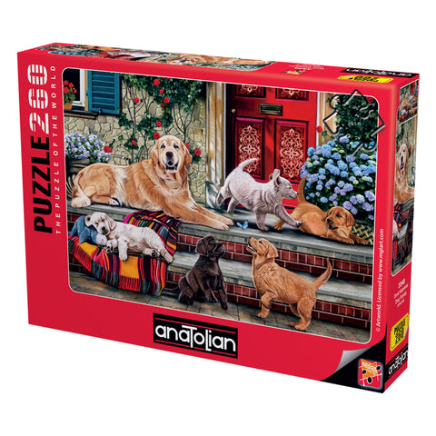 Dog Family 260 Piece Jigsaw Puzzle